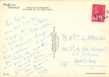 CPSM Chevet de N D vue prise de l'Ile Saint Louis