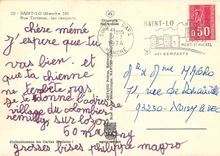 CPSM Saint Malo (Manche) Rue Torteron les remparts