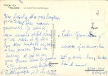CPSM Paris le chevet de N D
