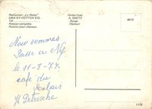 CPSM Restaurant le Relais Ny Hotten