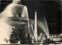 CPSM Paris Les Illuminations Place de la Concorde