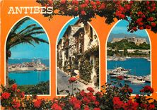 CPSM Cote d'Azur Souvenir d'Antibes (A M)