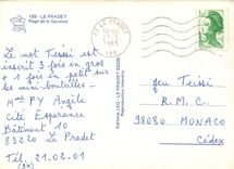 CPSM Le Pradet Plage de la Garonne