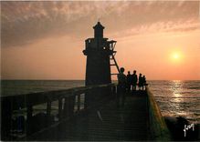 CPSM Capbreton (Landes) Coucher de Soleil sur l'Estacade
