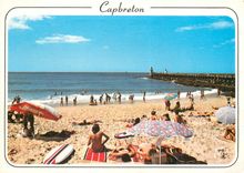 CPSM Capbreton La Plage et l'estacade