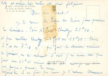 CPSM Paysages de Savoie la croix du Nivolet (1553 m) et le Lac du Bourget