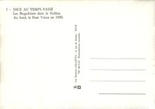 CPSM Nice au temps Passe les Bugadieres dans le Paillon au fond le Pont Vieux en 1900 REPRODUCTION