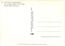 CPSM Nice Hier et aujourd'hui les jardins Albert Ier en 1907 etaient nouveaux