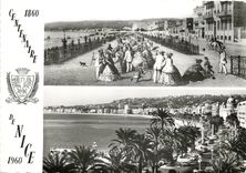 CPSM Commemoration du Centenaire de Nice de son rattachement a la france