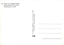 CPSM Nice Jardin Albert Ier et Jetee Promenade REPRODUCTION