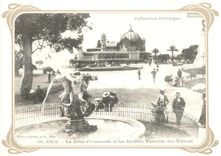CPSM Nice au Temps Passe fontaine des tritons