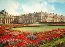 CPSM Chateau de Versailles le chateau vu des Parterres du Nord