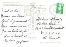 CPSM Curiosite des Hautes Alpes En bordure de la departementale le site classe des demoiselles coiff