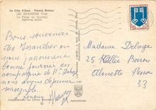 CPSM La Cote d'Azu French Riviera Les Issambres (Var) La Plage du Sporting