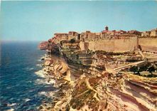 CPSM Bonifacio La haute ville entouree de remparts