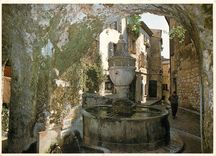 CPSM Cote d'Azur Saint Paul de Vence Place du Marche