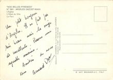 CPSM Argeles Gazost L'Eglise l'HOtel de Ville le Parc