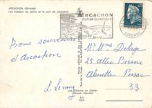 CPSM Arcanchon (Gironde) Les bateaux de peche et le port de plaisance