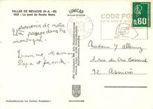 CPSM Vallee de Nevache (H A) Le pont de Roche Noire
