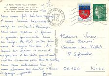 CPSM La Plus haute Ville d'Europe Briancon (H A) alt 1325 m la citadelle fortifiee par Vauban et les