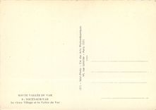 CPSM Haute Vallee du Var Touet sur Var Le Vieux Village et la Vallee du Var