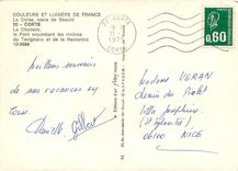 CPSM Corte la Citadelle le Pont enjambant les rivieres du Tavignano et de la Restonica