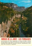 CPSM En Parcourant les Gorges de la Jonte (Lozere) Les Terrasses du Truel