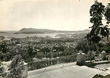 CPSM Toulon (Var) Vue paroramique Cap Cicie et les Deux Freres