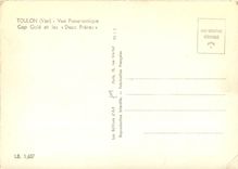 CPSM Toulon (Var) Vue paroramique Cap Cicie et les Deux Freres