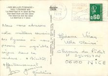 CPSM Lourdes Le Basilique et le Gave de Pau