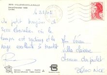 CPSM Villeneuve la Salle Serre Chevalier 1400 le Bez