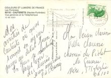 CPSM Cauterets (H P) Vue generale et le Telepherique