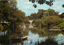 CPSM La Vallee de l'Yonne Mignennes Cheny (Yonne) le pont de Cheny syr l'Armancon