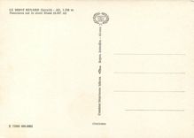 CPSM Le Mont Revard (Savoie )alt 1 538 m Panorama sur le mont Blanc (4 807 m)