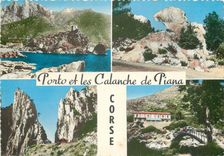 CPSM Porto et les Calanche de Piana (Corse)