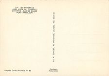 CPSM Les Pyrenees avec vues de Lourdes Gavardie lac de Gaube Pont Napoleon