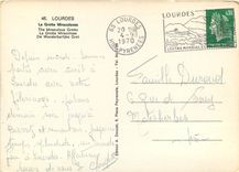 CPSM Lourdes La Grotte Miraculeuse