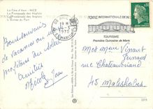 CPSM La Cote d'Azur Nice La Promenade des Anglais l'entree du Port