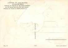 CPSM Luceram Alpes Mmes alt 665 m iterieur de l'Eglise du 15 e spossedant de tres belles oeuvres d'a