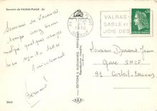 CPSM Souvenir de Valras Plage