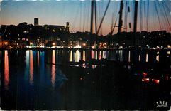 CPSM Reflets de la Cote d'Azur Cannes (A M) La nuit