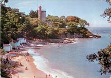 CPSM Noirmoutier en l'Ile Plage de l'Anse Rouge et Tour Plantier