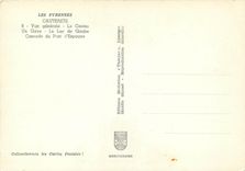 CPSM Les Pyrenees Cauterets Vue generale le casino un gave le Lac de Gaube Cascade du Pont d'Espagne