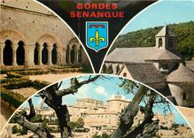 CPSM Les Belles Images de Provence Gordes et l'abbaye de Senanque