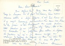 CPSM Aix les bains (Savoie) Etablissement Thermal arc de Campanus et les Grands Hotel Chaine du Reva