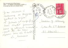 CPSM Le Mont Granier (1938 m) l'arrivee au Col et le Chalet Hotel