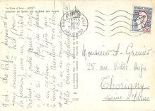 CPSM La Cote d'Azur Nice Coucher de Soleil sur la Baie des Anges