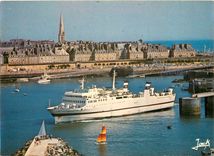 CPSM St Malo Cite Corsaire Bittany Ferrier