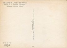 CPSM Grottes de Domme (Dordogne) Salle auc Lumieres Noires