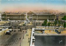 CPSM Paris Vue generale de la place de la concorde et la bute Moutmartre
